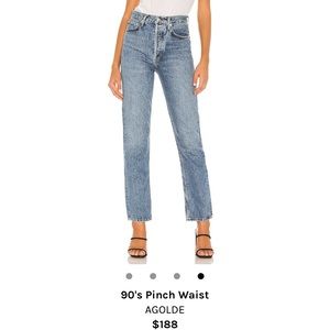 AGOLDE 90’s pinch waist jeans